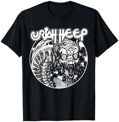 Amazon.com: Uriah Heep Abominog Mens Red Short Sleeve T Shirt 80s